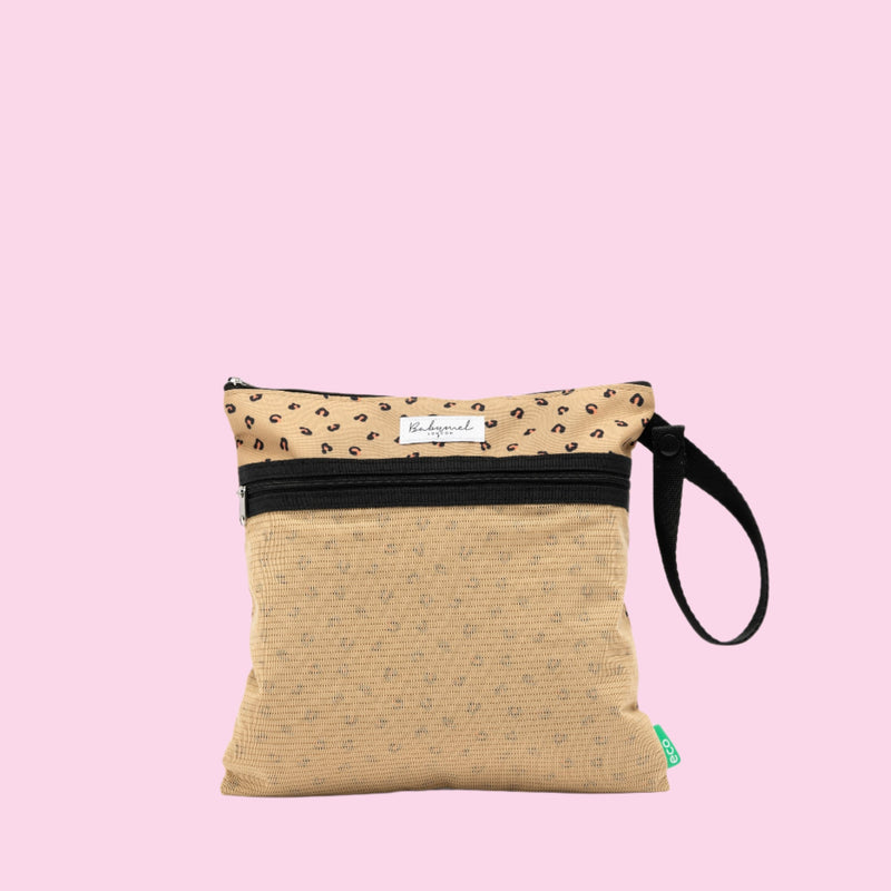 Wet Bag & Change Pouch Set eco Leopard