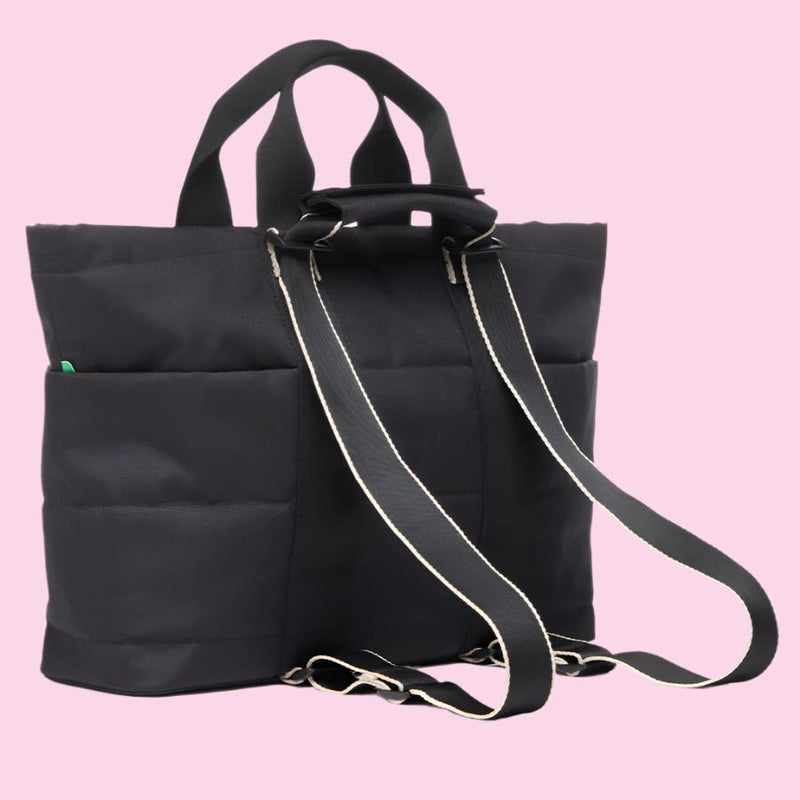 Sammi eco Convertible Backpack Black