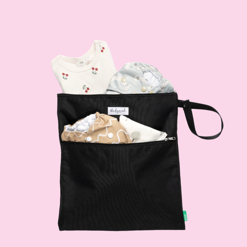 Wet Bag & Change Pouch Set eco Black
