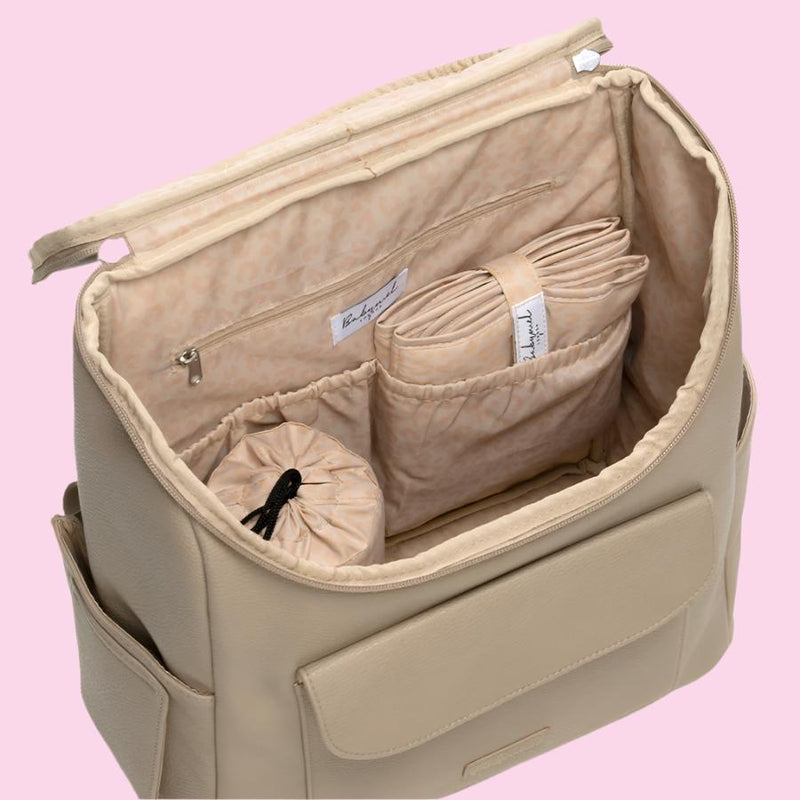 Lennox Vegan Leather Convertible Backpack Oat