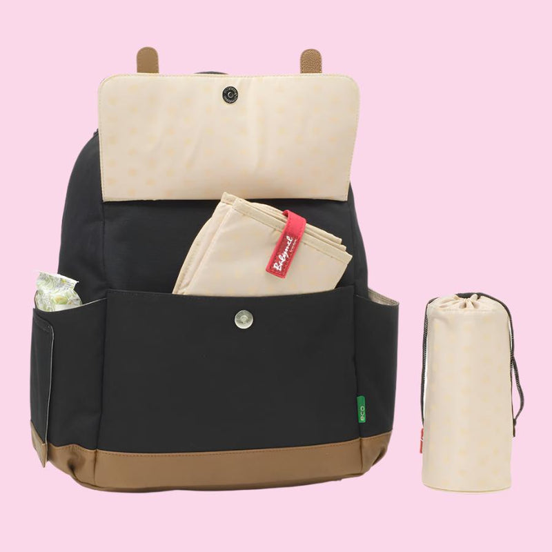 Robyn eco Convertible Backpack Black